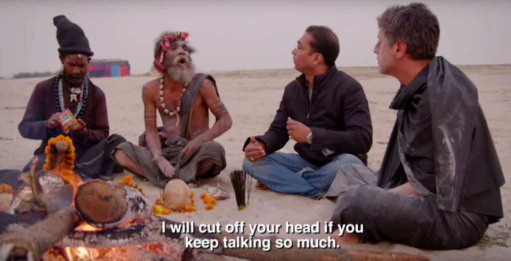 Reslan Aslan, on the CNN show, Believer, speaking with a Hindu ascetic