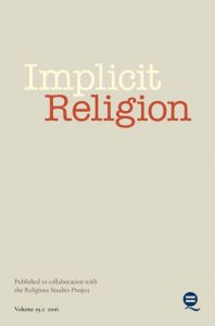 Implicit Religion