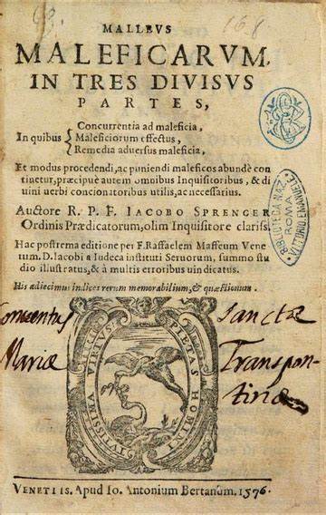 First page of Malleus maleficarum from 1572