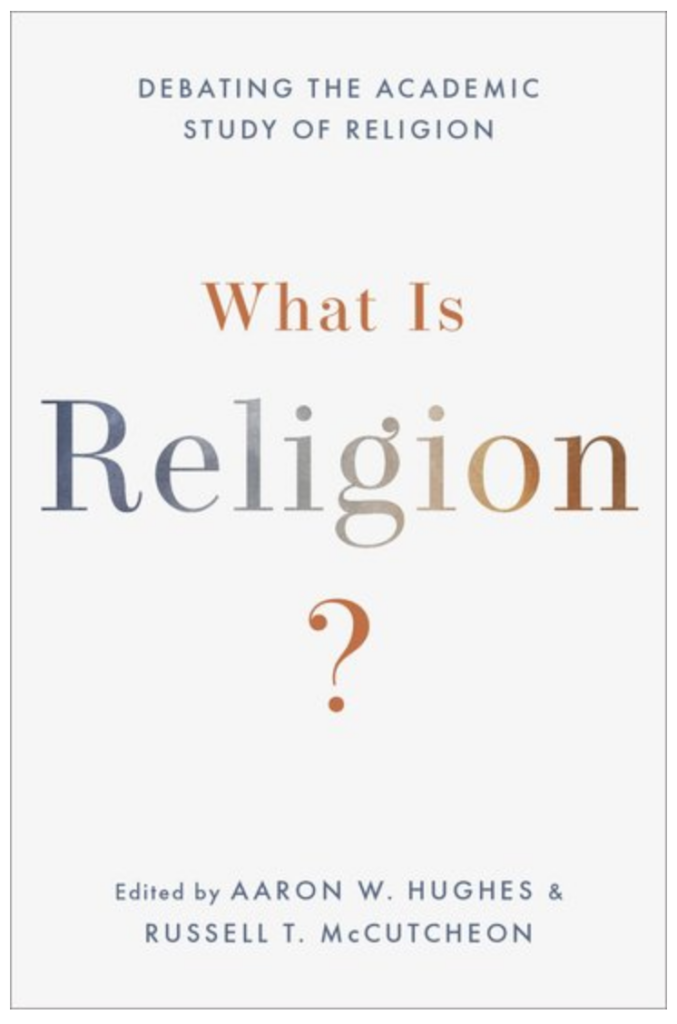Cover of book titled What is Religion? to be used in the class.