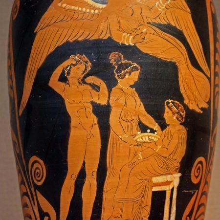 Vase Depicting Hippolytus and Phaedra