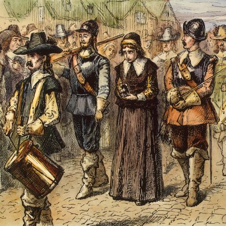 Anne Hutchinson, arrested for her religious claims