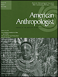 Cover of American Anthropologist